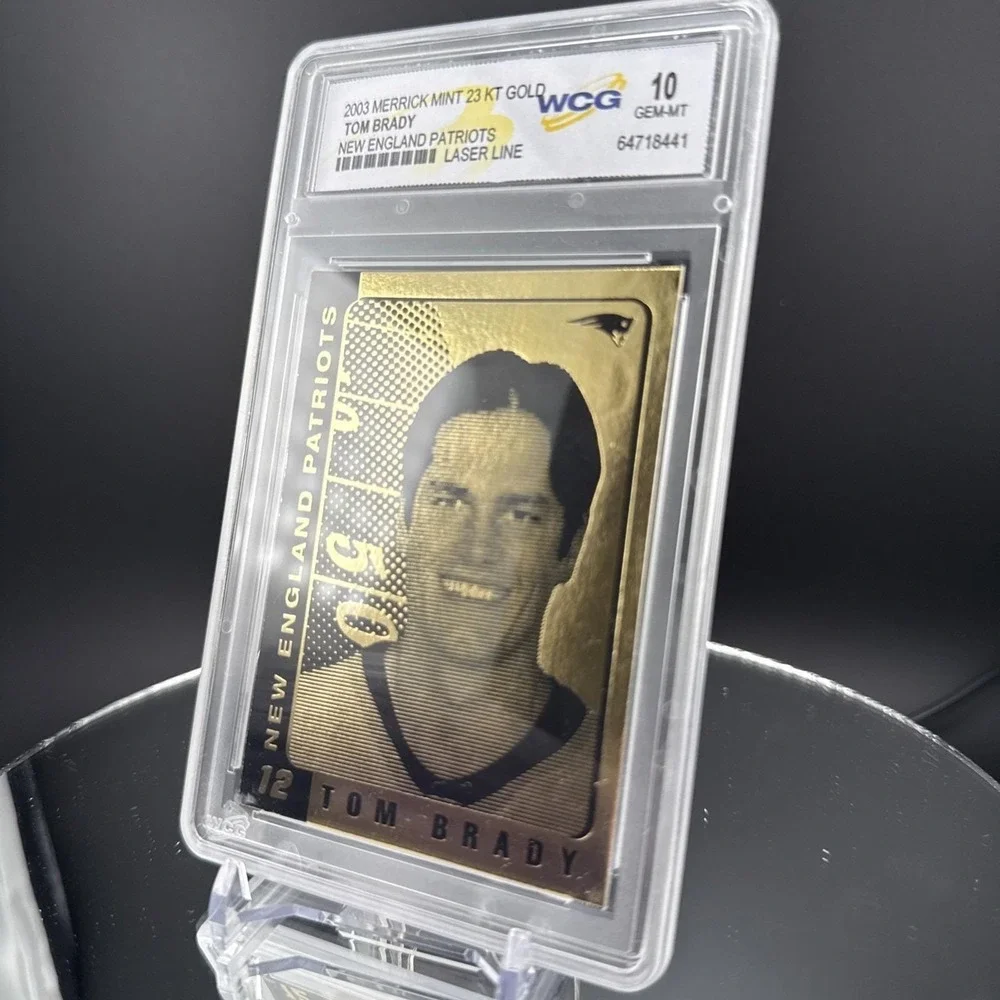 TOM BRADY 2003 Merrick Mint 23KT‎ GOLD Gem Mint 10 New England Patriots NFL